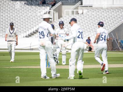 Middlesex gegen Durham bei der LV Insurance County Championship als Lords am 19.. Mai 2022 Stockfoto