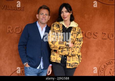 Paris, Frankreich. 23.. Mai 2022. Im Dorf während der French Open Tennis Roland Garros 2022 am 23. Mai 2022 in Paris, Frankreich. Foto Laurent Zabulon/ABACAPRESS.COM Quelle: Abaca Press/Alamy Live News Stockfoto