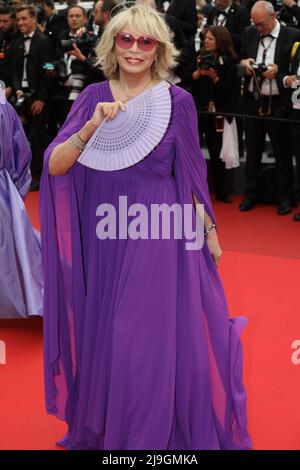 23. Mai 2022, Cannes, Cote d'Azur, Frankreich: XX nimmt an der Filmvorführung „Les Amandiers“ während der jährlichen Filmfestspiele von Cannes 75. Teil (Bildquelle: © Mickael Chavet/ZUMA Press Wire) Stockfoto