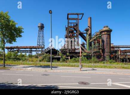 Dortmund, Nordrhein-Westfalen, Deutschland - Hochofenanlage Phoenix West. Nach der Schließung des alten Hochofenwerks Hoesch im Jahr 1998, der SIT Stockfoto