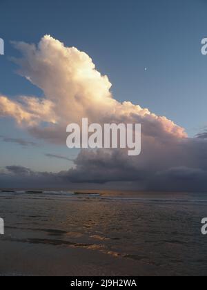 Smaragdgrüner Himmel Stockfoto