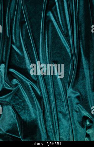 Luxuriöser Stoffhintergrund aus Samt, Velours-Stoff in trendiger Farbe Stockfoto