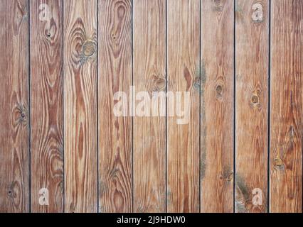 Dunkler Holzplankenhintergrund, brauner Holzhintergrund.Brettstruktur. Stockfoto