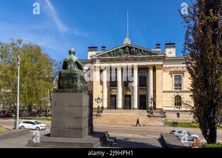 House of Estates in der Innenstadt von Helsinki an einem hellen Frühlingstag Stockfoto