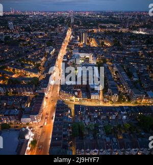 Willesden Lane und Kilburn High Road, nordwestlich von london Stockfoto