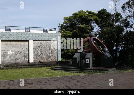 Kashino, Kushimoto, Higashimuro District, Wakayama, Japan 2022/01/05 , Kushimoto Türkisches Denkmal und Museum. Türkische Gedenkstätte und Museum für die Osmanen Stockfoto