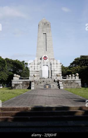 Kashino, Kushimoto, Higashimuro District, Wakayama, Japan 2022/01/05 , Kenotaph der türkischen Kriegsschiffsnot. Kushimoto Türkisches Denkmal und Museum. Di Stockfoto