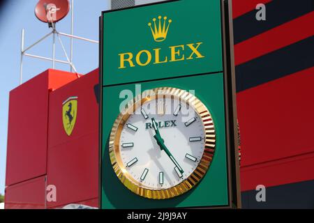 Circuit de Barcelona-Catalunya, Barcelona, Spanien, 22. Mai 2022, ROLEX LOGO während DER FORMEL 1 PIRELLI GRAN PREMIO DE España 2022 Race - Formel 1 Championship Stockfoto