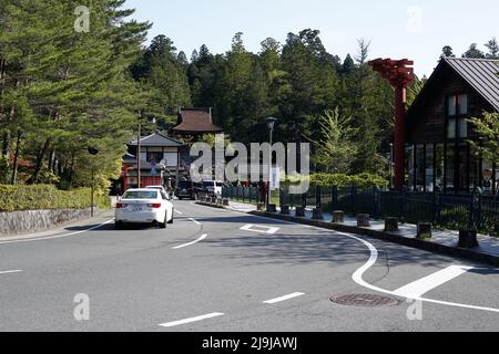 Präfektur Wakayama, Japan, 2022/03/05 , der Berg Kōya ( Kōya-san) ist eine große Tempelsiedlung in der Präfektur Wakayama, Japan südlich von Osaka. In t Stockfoto