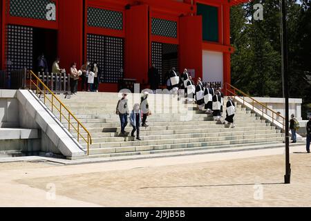 Präfektur Wakayama, Japan, 2022/03/05 , der Berg Kōya ( Kōya-san) ist eine große Tempelsiedlung in der Präfektur Wakayama, Japan südlich von Osaka. In t Stockfoto