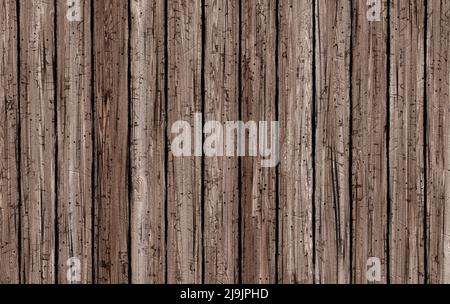 Holzbrett Wand Stockfoto