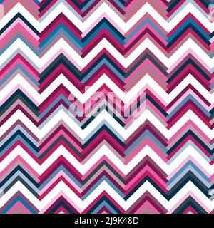 Hintergrund der mehrfarbigen Chevron-Kacheln Stock Vektor