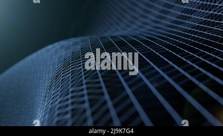 Cloud-Computer und globale Welt Netzwerk und Telekommunikation.Abstrakten Hintergrund der Technologie und Wissenschaft.3D Illustration. Stockfoto