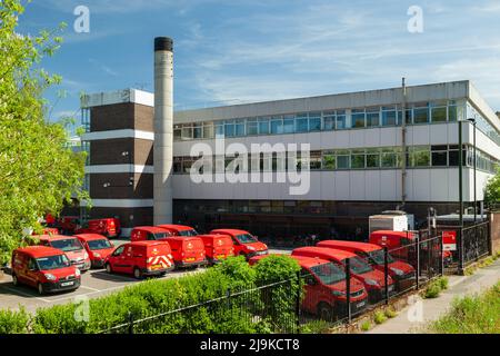 Royal Mail Depot in York, England. Stockfoto