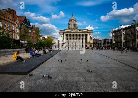 Nottingham Council House oder City Hall Stockfoto