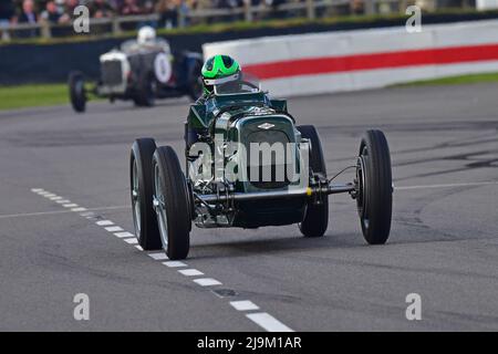 Martin Stretton, Frazer Nash Monoposto, Eine F P Fane Trophy, ein Einzelfahrer, 20-minütiges Rennen für den Kettenantrieb der Vorkriegszeit, Frazer Nash, Goodwood 79. Mem Stockfoto