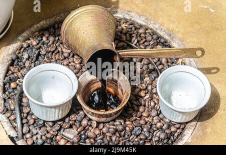 Der bosnische Kaffeebrunnen Stockfoto