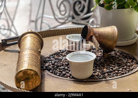 Der bosnische Kaffeebrunnen Stockfoto