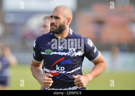 Featherstone, England - 21.. Mai 2022 - Johnathon Ford of Featherstone Rovers. Rugby League Betfred Championship Featherstone Rovers vs Whitehaven RLFC im Millenium Stadium, Featherstone, UK Dean Williams Stockfoto