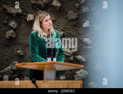 2022-05-24 14:38:06 DEN HAAG - Lucille Werner (CDA) während der wöchentlichen Fragestunde im Repräsentantenhaus. ANP BART MAAT niederlande Out - belgien Out Stockfoto