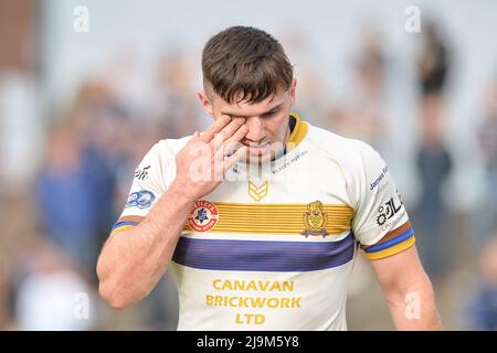 Featherstone, England - 21.. Mai 2022 - Jake Bradley aus Whitehaven RLFC. Rugby League Betfred Championship Featherstone Rovers vs Whitehaven RLFC im Millenium Stadium, Featherstone, UK Dean Williams Stockfoto