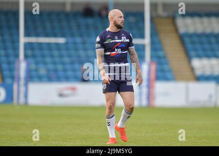 Featherstone, England - 21.. Mai 2022 - Luke Briscoe von Featherstone Rovers. Rugby League Betfred Championship Featherstone Rovers vs Whitehaven RLFC im Millenium Stadium, Featherstone, UK Dean Williams Stockfoto