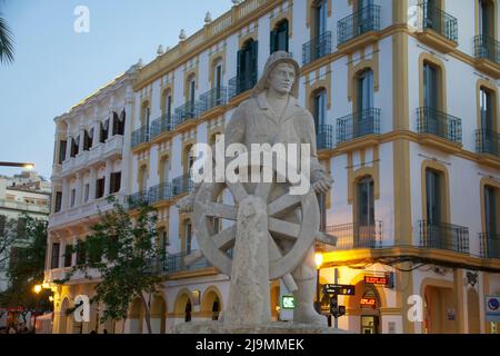 Seemann Denkmal, Ibiza Stadt, Ibiza, Eivissa, Balearen Inseln, Spanien, Europa Stockfoto