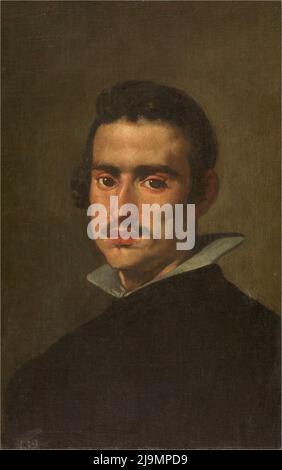 Titel: Porträt eines Mannes Schöpfer: Diego Rodríguez de Silva y Velázquez Datum: c. 1623 Maße: 55,5 x 38 cm Medium: Öl auf Leinwand Ort: Museo Nacional del Prado Stockfoto