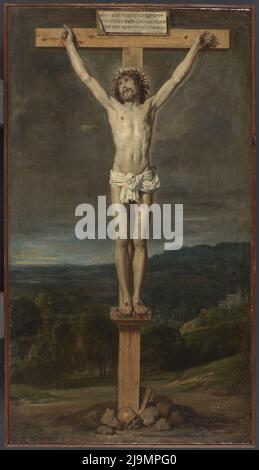 Titel: Der gekreuzigte Christus Schöpfer: Diego Rodríguez de Silva y Velázquez Datum: 1631 Maße: 100 x 57 cm Medium: Öl auf Leinwand Ort: Museo Nacional del Prado Stockfoto