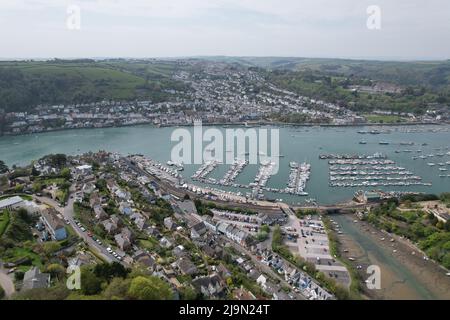 Dartmouth Devon England Drohne Luftaufnahme Stockfoto