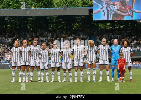 Ferrara, Italien. 22.. Mai 2022. fc juventus im Finale - Juventus FC - AS Roma, Italienisches Fußballspiel Coppa Italia Frauen in Ferrara, Italien, Mai 22 2022 Quelle: Independent Photo Agency/Alamy Live News Stockfoto