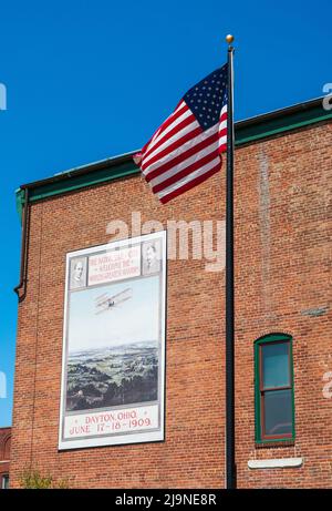 Das Wright-Dunbar Interpretive Center und Plaza Stockfoto