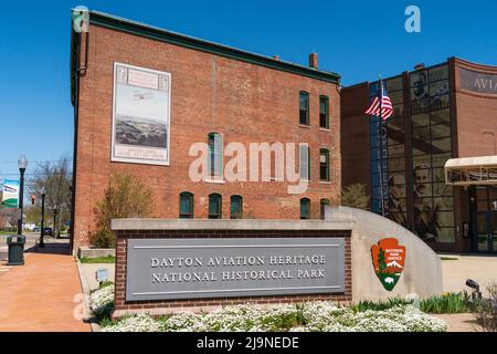 Das Wright-Dunbar Interpretive Center und Plaza Stockfoto