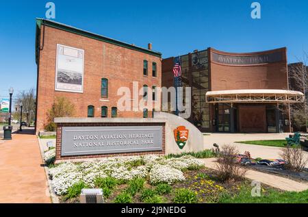 Das Wright-Dunbar Interpretive Center und Plaza Stockfoto