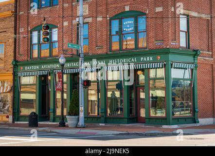 Umgebung des Wright-Dunbar Interpretive Center und Plaza Stockfoto