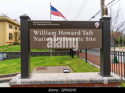 Das William Howard Taft House in Cincinnati, Ohio Stockfoto