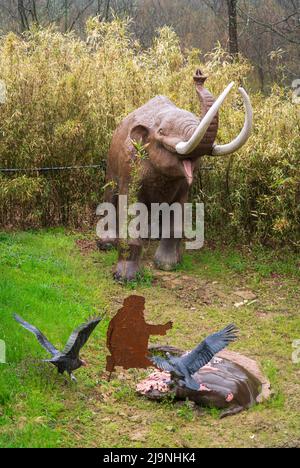 Big Bone Lick in Kentucky Stockfoto