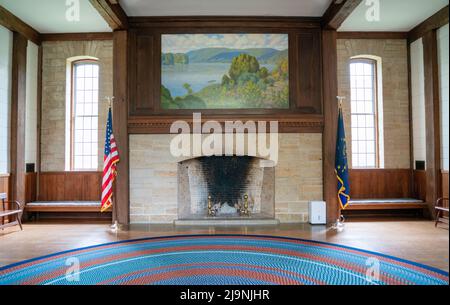 Das National Park Service Site von Lincolns Boyhood-Haus Stockfoto