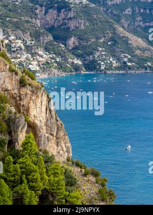 Amalfi-Küste Landschaft Stockfoto
