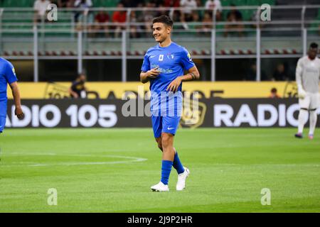 Paulo Dybala in Aktion beim Spiel der Integrationshelden im Giuseppe Meazza-Stadion in San Siro in Mailand, Italien, am 23 2022. Mai Stockfoto