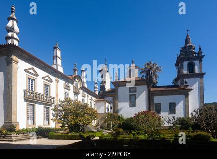 Wahrzeichen Portugals - Solar de Mateus, Vila Real. Portugal Stockfoto