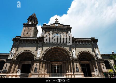 Kathedrale von Manila Intramuros Plaza de Roma Philippinen Stockfoto