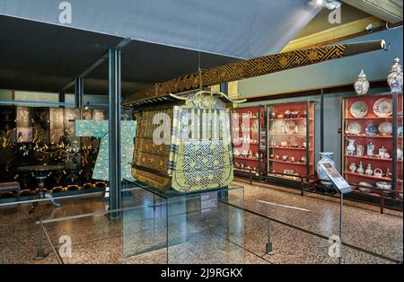 Venedig, Italien, ein Raum des Museums für orientalische Kunst in Ca’ Pesaro Stockfoto