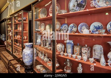 Venedig, Italien, ein Raum des Museums für orientalische Kunst in Ca’ Pesaro Stockfoto