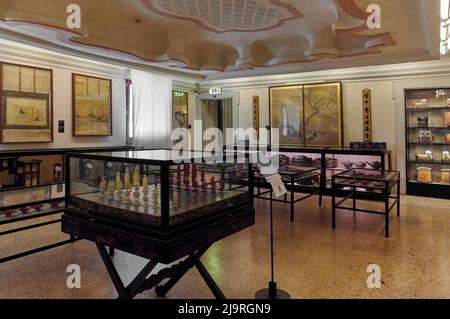 Venedig, Italien, ein Raum des Museums für orientalische Kunst in Ca’ Pesaro Stockfoto