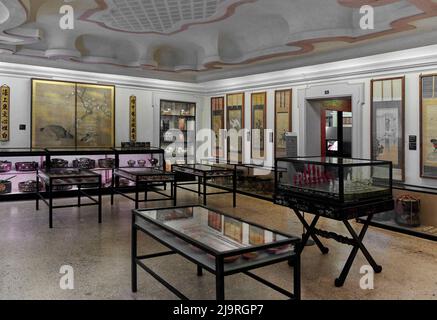Venedig, Italien, ein Raum des Museums für orientalische Kunst in Ca’ Pesaro Stockfoto