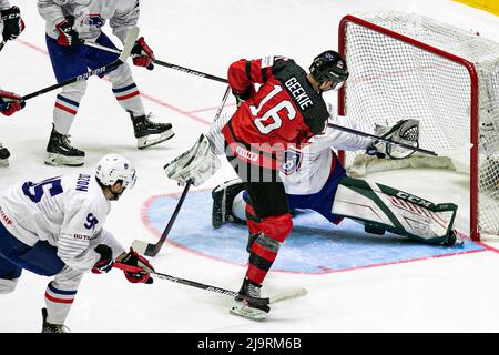 Helsinki, Finnland. 24.. Mai 2022. (Kanada) während der IIHF Eishockey-Weltmeisterschaft - Kanada vs Frankreich, Eishockey in Helsinki, Finnland, Mai 24 2022 Quelle: Independent Photo Agency/Alamy Live News Stockfoto