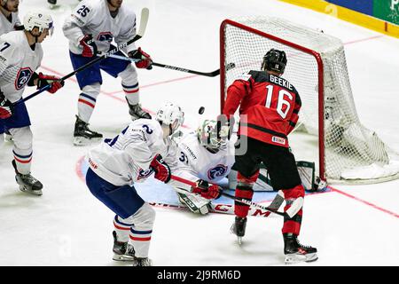 Helsinki, Finnland. 24.. Mai 2022. (Kanada) während der IIHF Eishockey-Weltmeisterschaft - Kanada vs Frankreich, Eishockey in Helsinki, Finnland, Mai 24 2022 Quelle: Independent Photo Agency/Alamy Live News Stockfoto