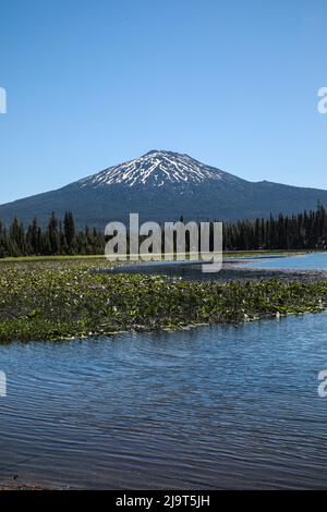 Bend, Oregon, USA. Cascade Lakes Scenic Byway. Stockfoto