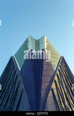 Valencia, Spanien - 05 07 2022: Das Ozeanographische (L'Oceanografic) Ozeanarium in der Stadt der Künste und Wissenschaften in Valencia. Stockfoto